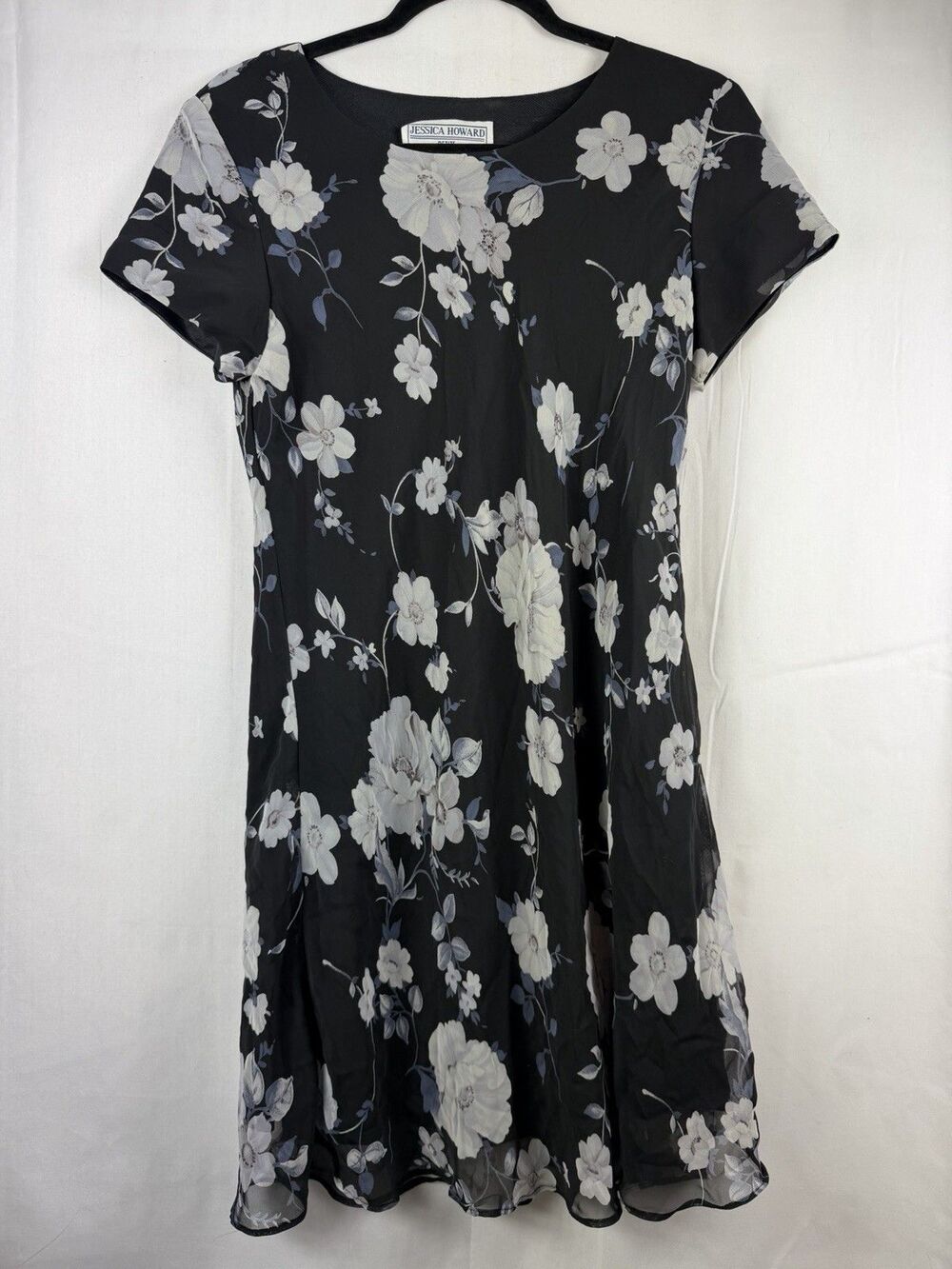 Jessica Howard Petites Size 12 Vintage Floral Flowy Summer Above the Knee dress